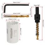 Mollom 27mm (1-1/16") HSS M42 8% Cobalt Bi-Metal Hole Saw with Arbor
