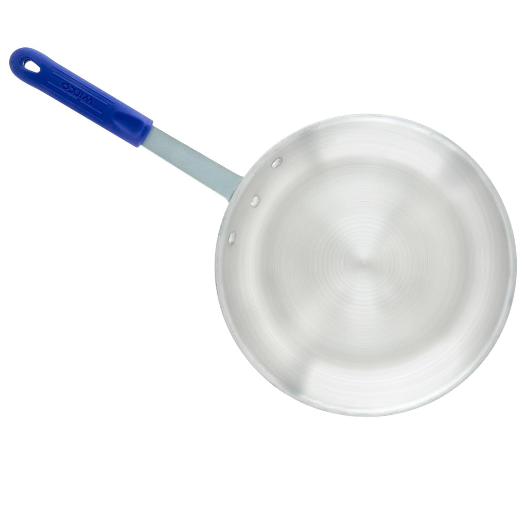 14" Aluminum Fry Pan/Skillet, Natural Finish with Cool Touch Handle