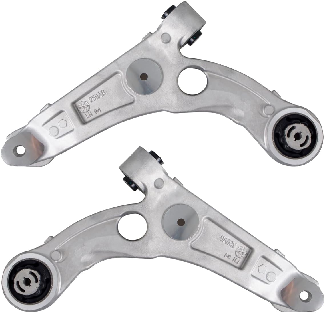 AUQDD 4Pc Suspension Kits Front Lower Control Arm and Ball Joint Compatible With 2014-2018 Je-ep Cherokee (Replace # K643179 K643180 K500287 4668993AA 4668994AA 68224650AA)