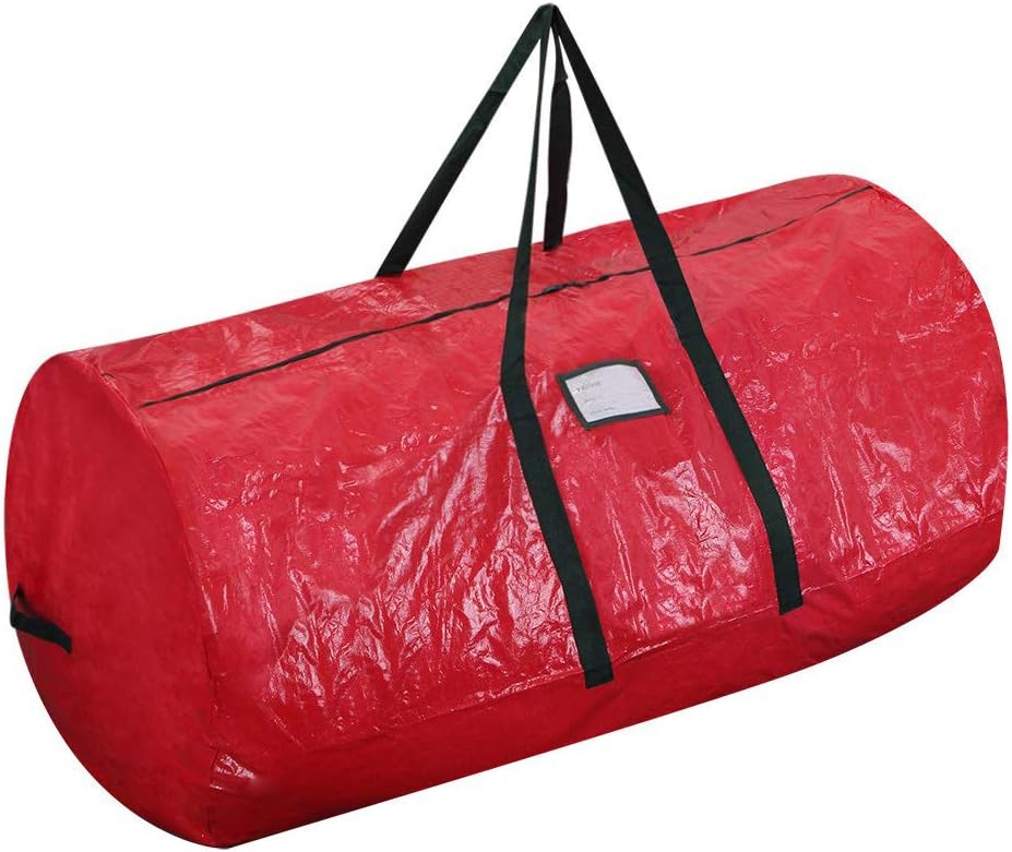 Christmas Tree Storage Bag | Fits Up to 7' Tall Disassembled Holiday Tree | 52” X 30” X 30” Artificial Tree Container