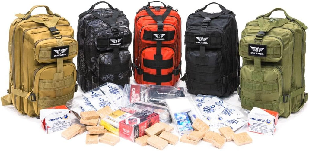 Survival - 72 Hour Family Emergency Kit - 1-5 Person Survival Bag for Earthquakes, Hurricanes, and Other Natural