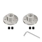 FOCMKEAS 2Pcs 8mm Flange Shaft Coupling, Rigid Coupling