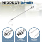 MECCANIXITY Stainless Steel Float Switch 250mm Rod 110V DC 0.2A Single Tank