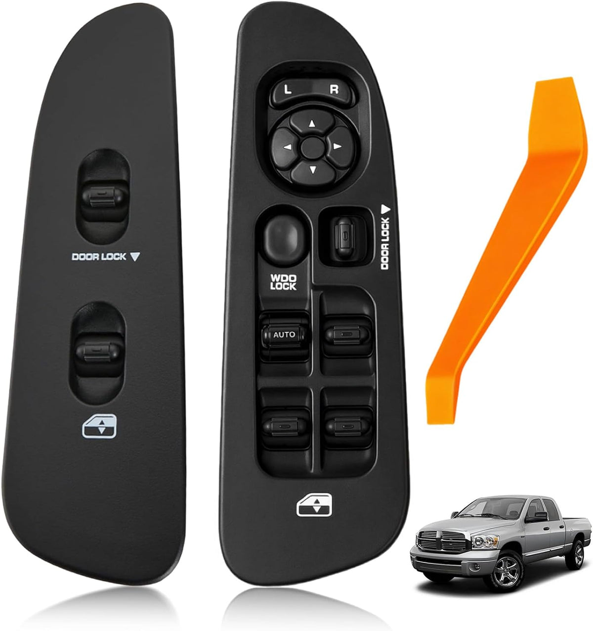 Window Switch with Bezel for 2002-2008 Dodge Ram 1500 2500 3500