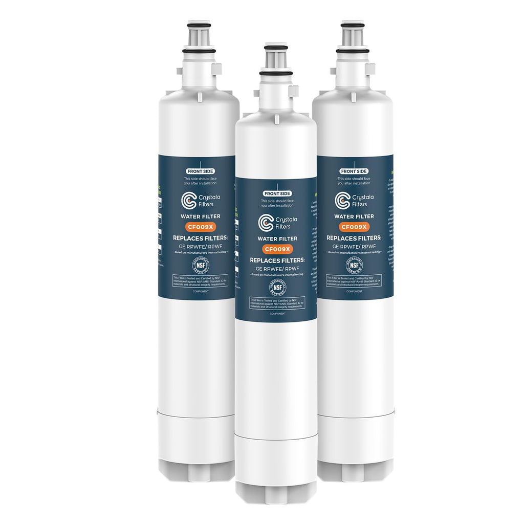 RPWFE Refrigerator Water Filter (Built-in CHIP) 3-Pack
