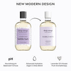 Bubble Bath, Lavender Vanilla, 17oz, 2-Pack, Hypoallergenic