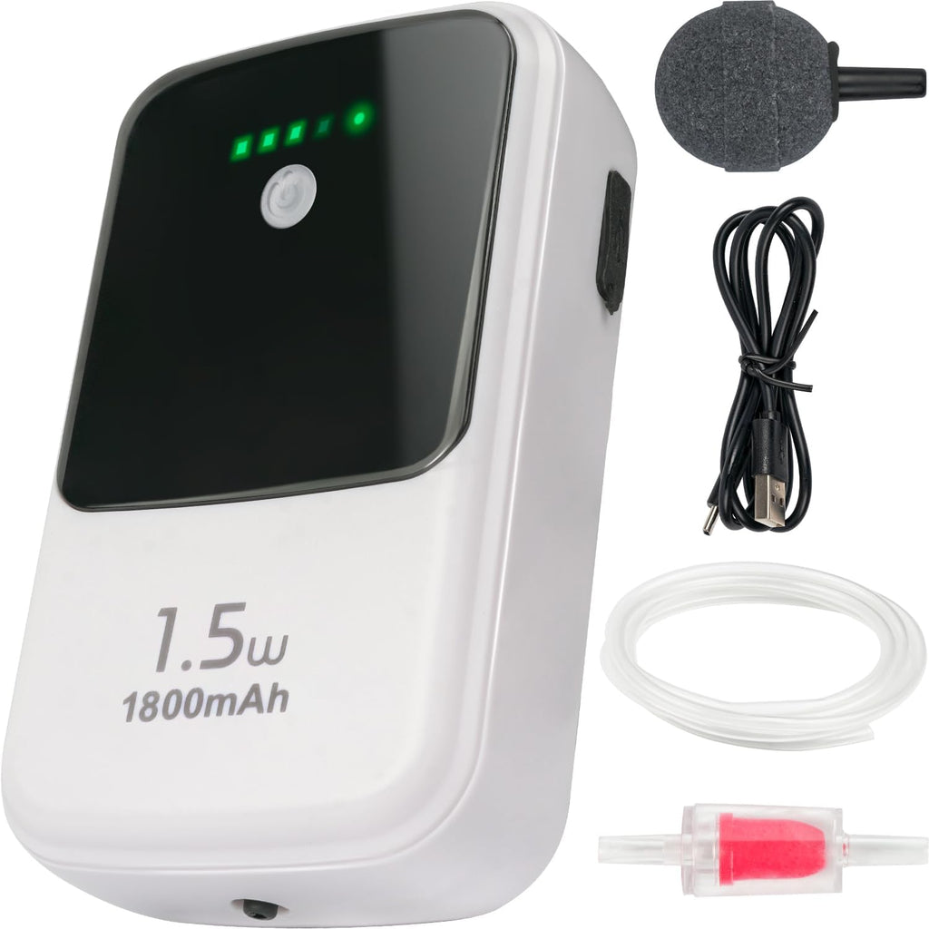Rechargeable Aerator Portable Fish Bait Bucket Aquarium Air Pump
