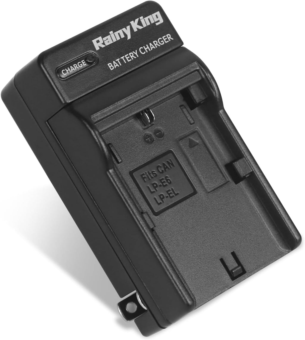 LP-E6 Battery Charger for Canon EOS 60D, 60Da, 6D, 70D, 7D, 7D Mark II, 5D Mark II, 5D Mark III, Replacement for