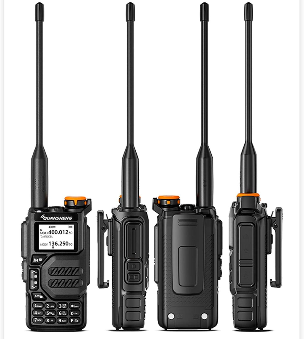 Quansheng UV K5 Handheld Portable Amateur Radio VHF/UHF FM Transceiver | Dual Band Walkie Talkie, Type-C Connector