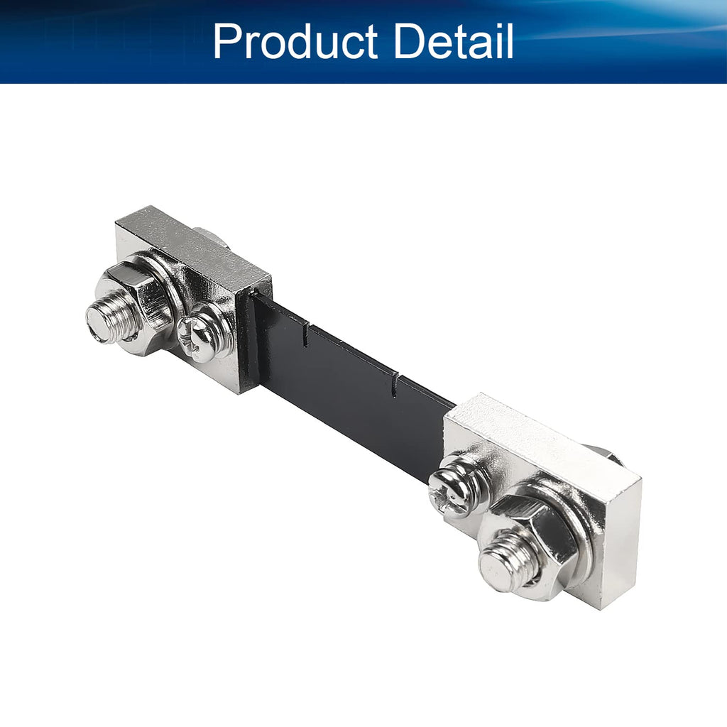 Heyiarbeit DC Current Meter Shunt Resistor 100A 75mV for DC Ammeter Analog Panel Shunt Divider Meter External FL-2