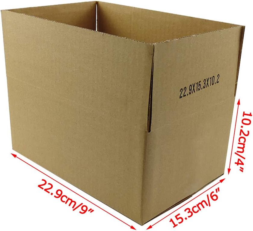 Shipping Boxes 9 x 6 x 4 inches Corrugated Cardboard Boxes for shipping Package, 25 Pack