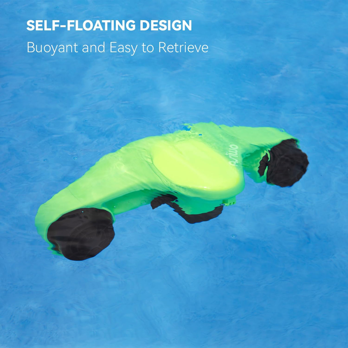 Manta Underwater Scooter for Adults, Dual-Motor Sea Scooter, 3 Speeds, 35-Min Runtime, 131-ft Depth, 19.8-lb Thrust