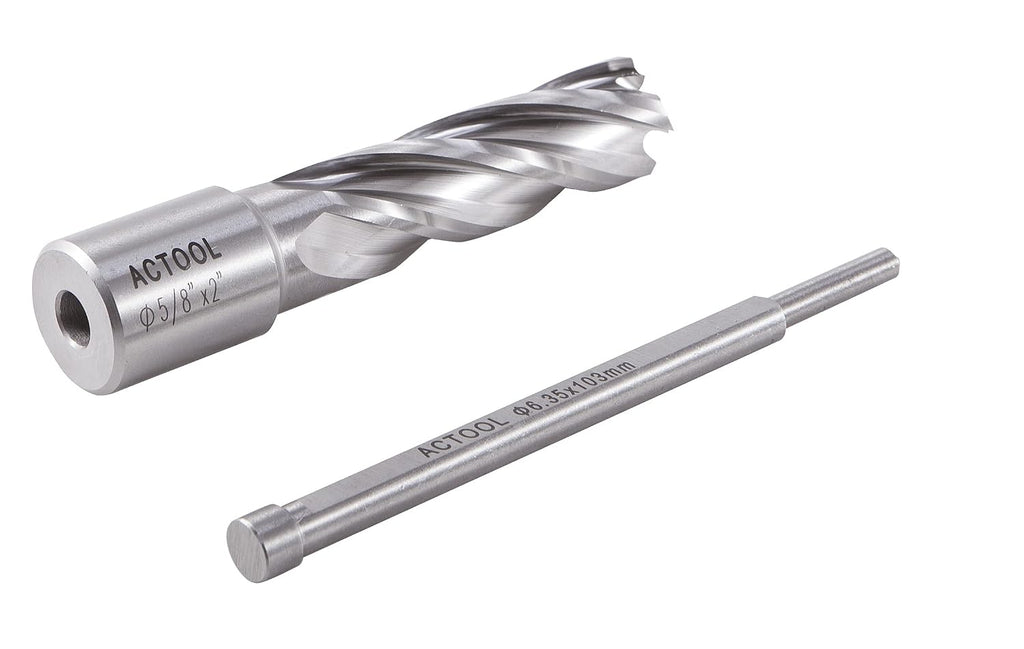 5/8" Diameter × 2" Depth of Cut HSS ANNULAR Cutter with 3/4'' Weldon Shank