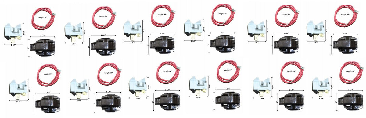 4387535 Refrigerator Relay and Overload for Whirlpool for Kenmore compressor 10 Pk*