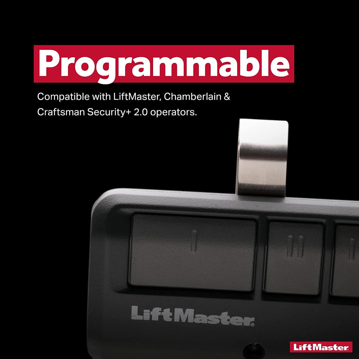 893LM 3-Button Garage Door Opener Remote Control
