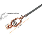 10Ft/3m Long Flexible Bonding and Grounding Wire with Two Alligator Clips, Bare