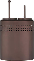 Toilet Brush and Plunger Set with Holder, Modern Oil Rubbed Bronze Bathroom Accessories Toilet Plunger and Toilet
