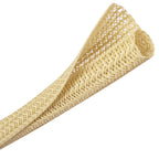 CrocSee Cable Management Sleeve, Split Design, 10FT - 1/2 Inch, Beige