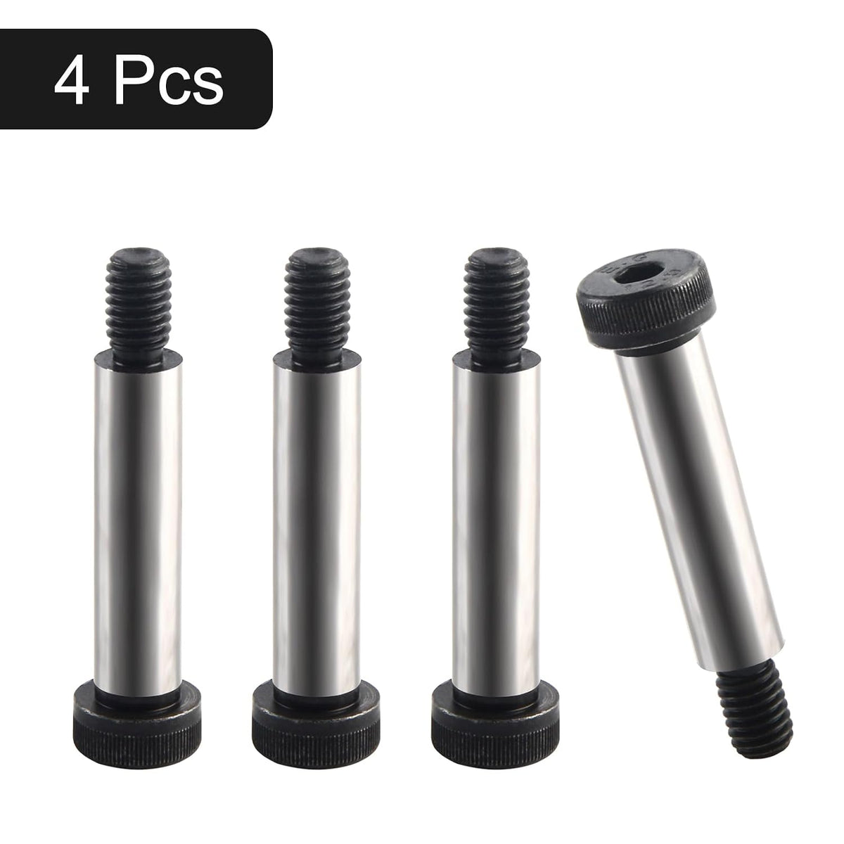 AnRui 4Pcs Alloy Steel 5/16" Shoulder Bolt, Hex Socket Head, 1/4‑20 UNC