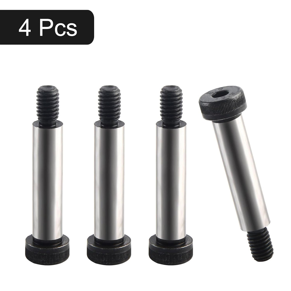 Shoulder Screws Bolts Alloy Steel Hexagon Socket Head Shoulder Bolt, 1-1/4" Shoulder Length, 5/16" Shoulder Diameter, 1/4"-20 Thread, 4pcs