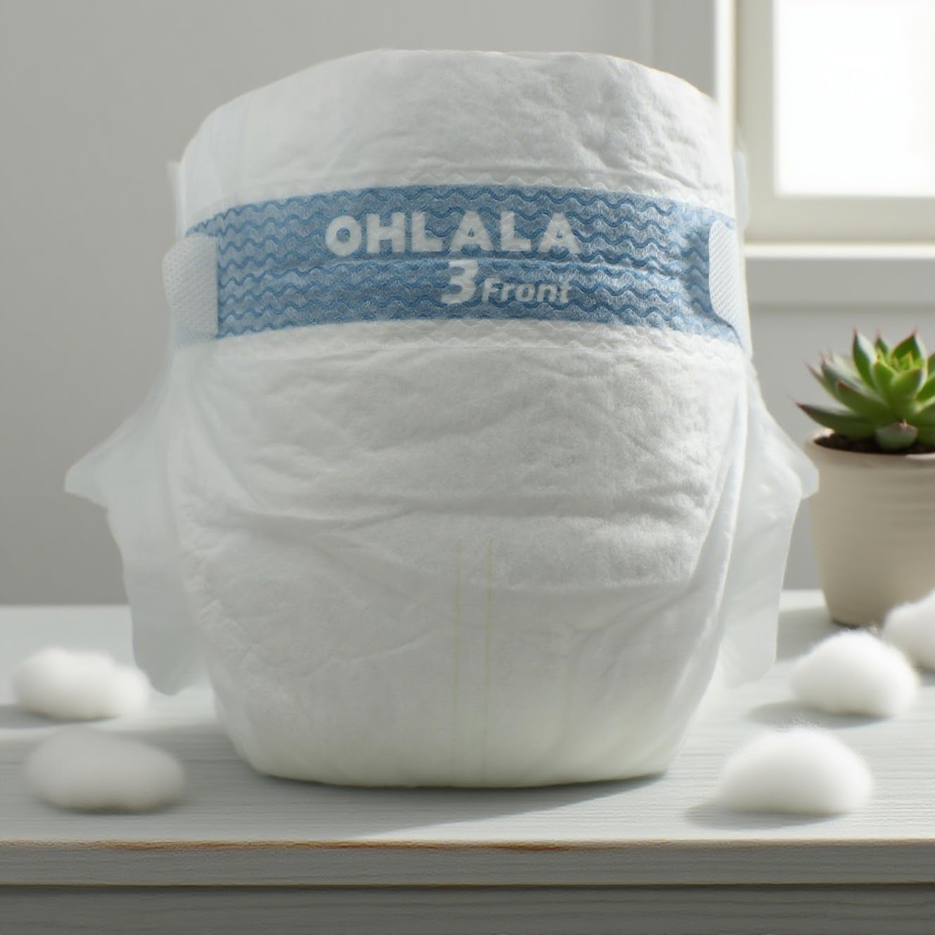 Luxury Diapers Size 1 136 Count 8-14 lbs Hypoallergenic Skin-Friendly & Leakproof Fragrance-Free Ultra-Thin 2 Pack