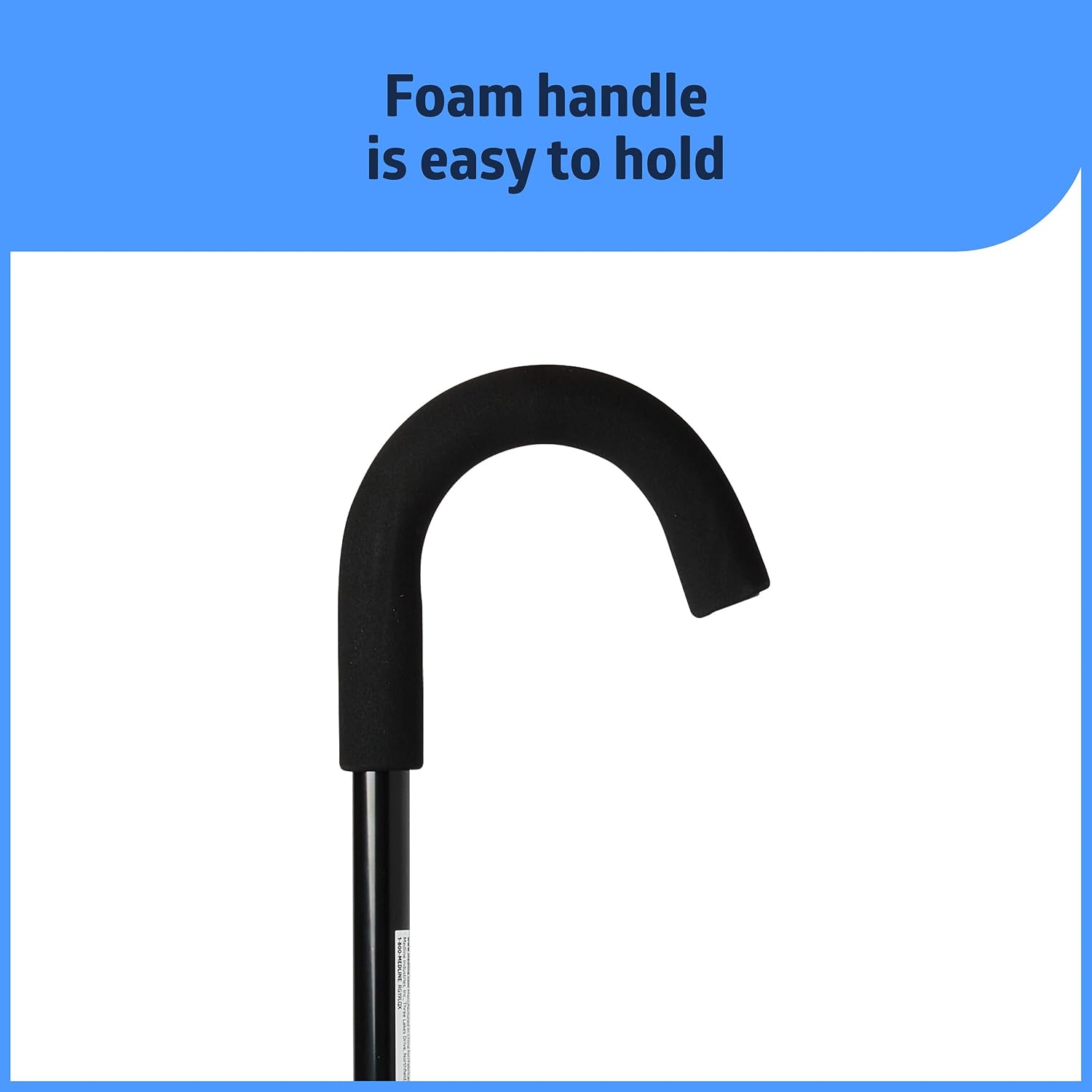 Aluminum Cane Walking Aid is Portable & Lightweight, Helps Seniors & Adults with Balance, Knee Injuries, Leg Surgery