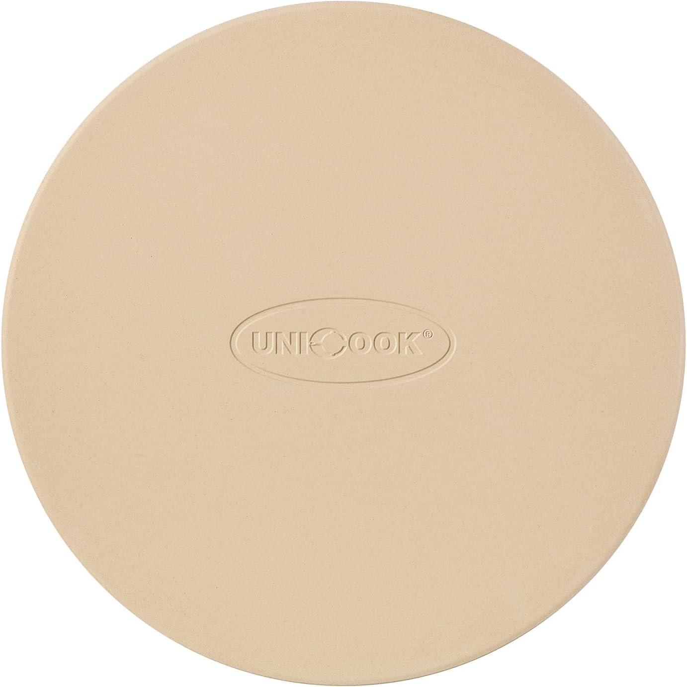 Round Pizza Stone 12 Inch, Cordierite Bread Baking Stone for Oven and Grill, Thermal Shock Resistant, Including Dough