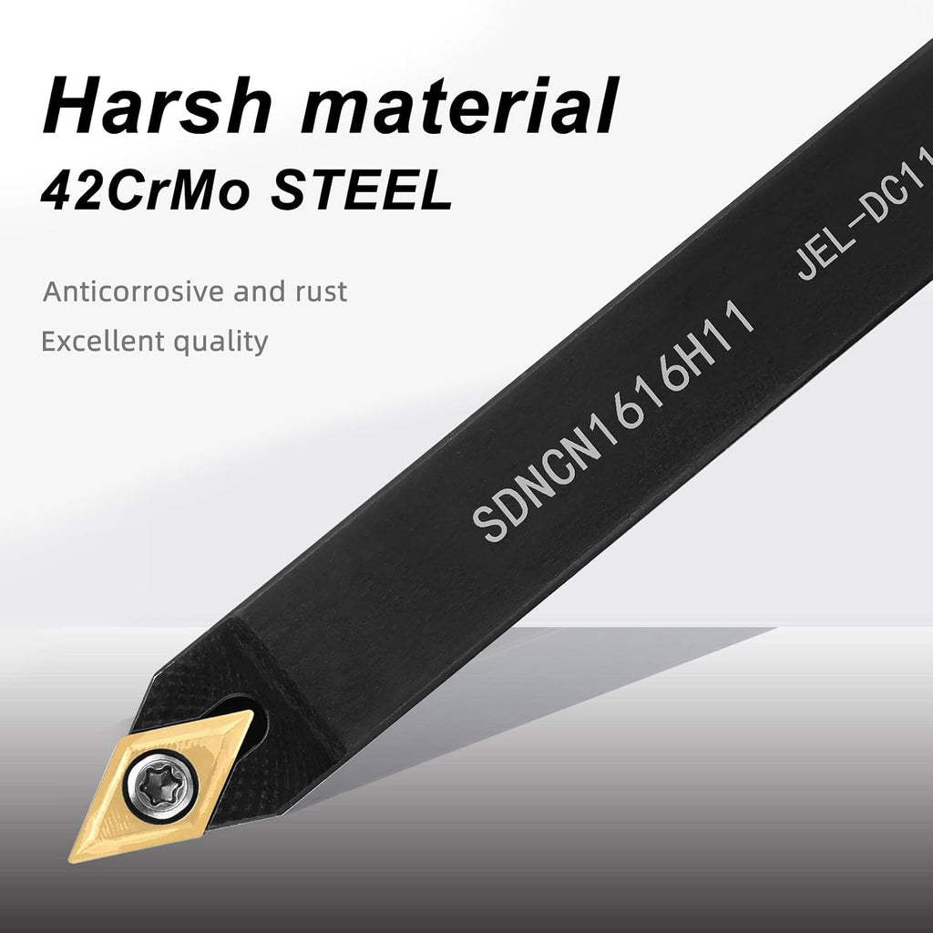 5/8" 16mm Indexable Lathe Turning Tool 21Pcs Kit for Turning