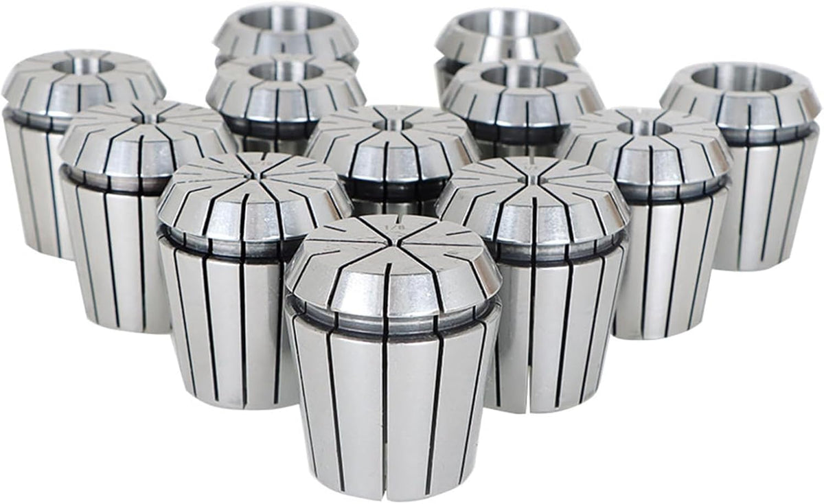 kimllier 12Pcs Carbon Steel ER40 Spring Collet Set 1/8-1-1/8 Inch