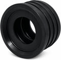 (Pack of 1) Black Rubber Sleeve for Drain Pipe, 1.57" x 1.26" (50 x 32 mm) Pipe Connector, Adaptor, and Reducer