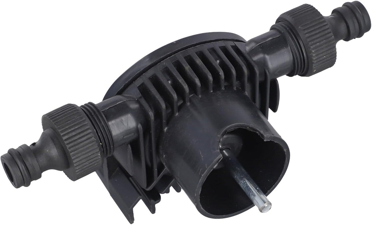 Drill Powered Water Pump for Pond and Flood Water Removal, Syphon Attachment Transfer Pump, Portable Nickel Plated
