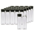 8ML Small Clear Glass Vials with Screw Caps, 20 PCS