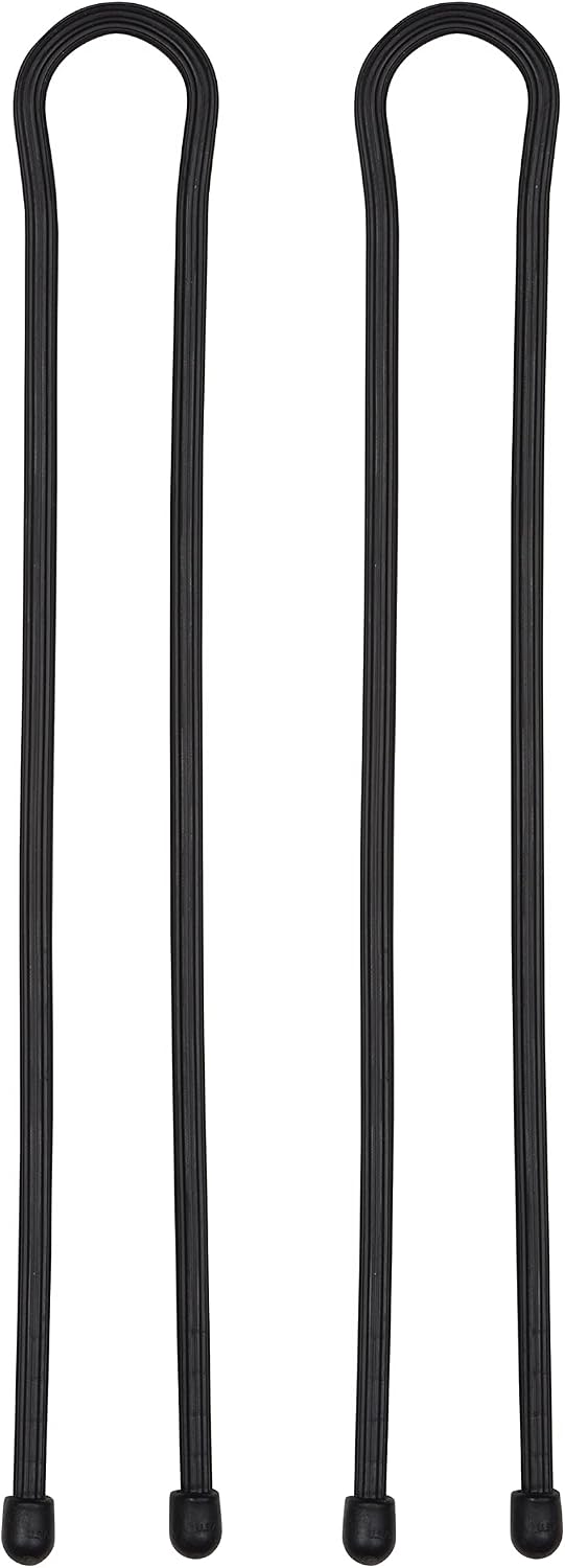 Inc. GT24-01-2R3 Nite Ize Original Gear, Reusable Rubber, 24 Inch, 2-Pack, Black, Made in the USA Twist Tie, 24"-2 Pack
