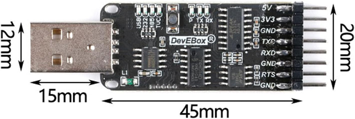 USB Serial Port Module Board CH340 CP2102 to TTL RS485 RS232 TVC 10in1 CH340G Serial Adapter Board Module USB Port with Cable