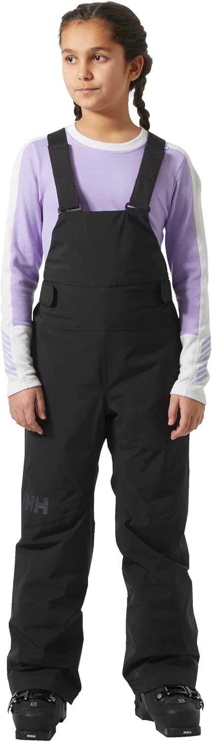 Helly Hansen Stellar Bib Pant - Junior Girls Snow Pants for Winter Activities, Waterproof, Breathable, Durable Ski