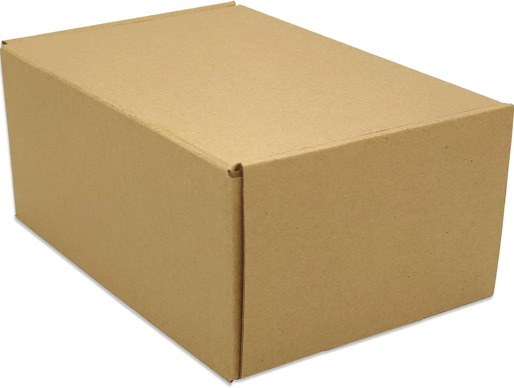 9x6x3 Shipping Boxes Set of 25, Brown Mailer Corrugated Cardboard Box