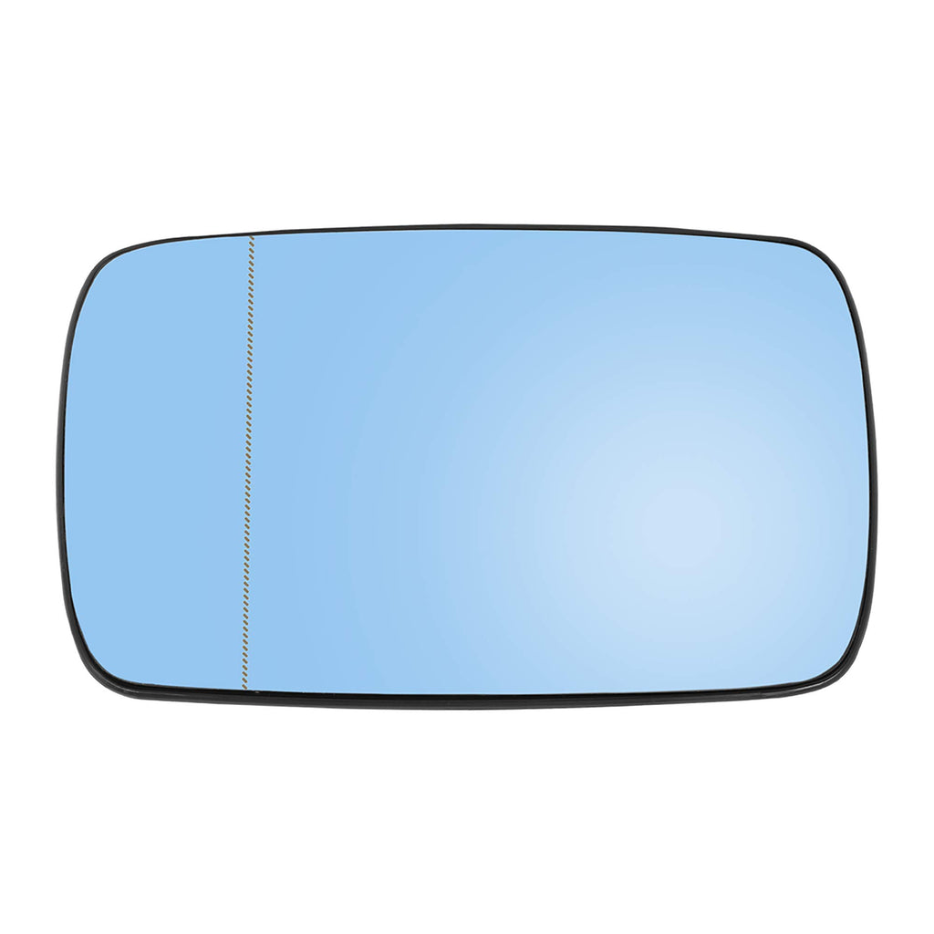 uxcell Left Side Mirror Glass with Backing Plate for BMW E39 1998-2005