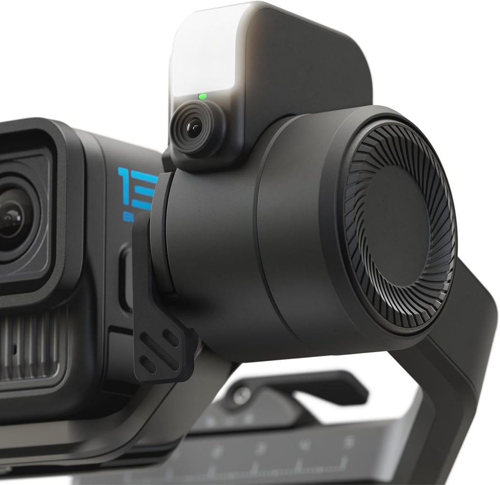 Fluid Pro AI 3-Axis Gimbal Stabilizer for GoPro Cameras and Smartphones, Subject Tracking, Lighting, Wireless Camera
