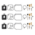 VIPIH Carburetor Carb Rebuild Repair Kit fit for Yamaha 2-Stroke 40HP 50HP Outboard Carburetor 6H4-14985-01-00 6H4-14590-01-00 with Float Gasket Jet Needle Valve O-Ring Seal 3Set