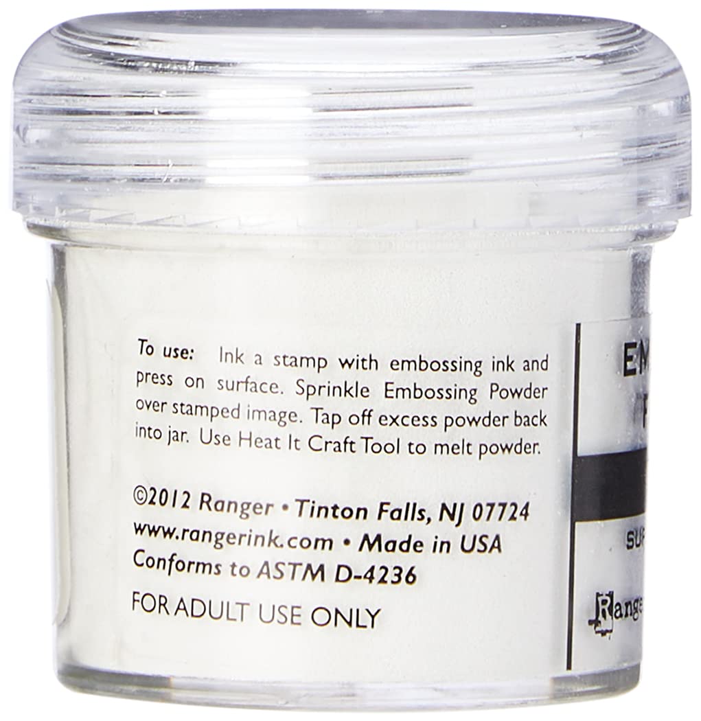 Embossing Powder, .60 oz, White