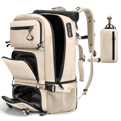 Travel backpack Carry-on Travel Backpack For Women Men Flight Approved Business Weekender Overnight Waterproof