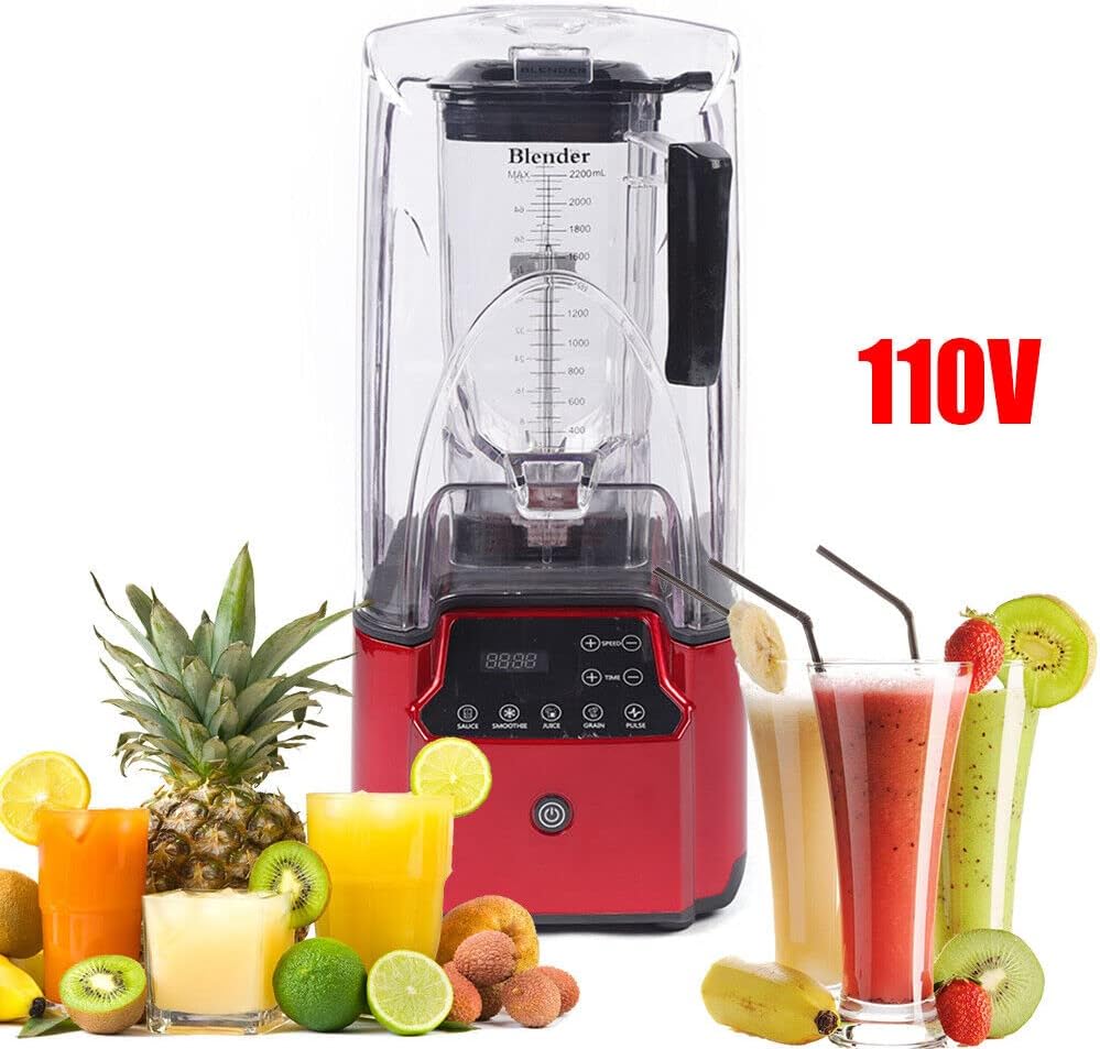 Professional Commercial Blender, Soundproof Cover Blender With Shield Quiet Sound Enclosure For Crushing Ice