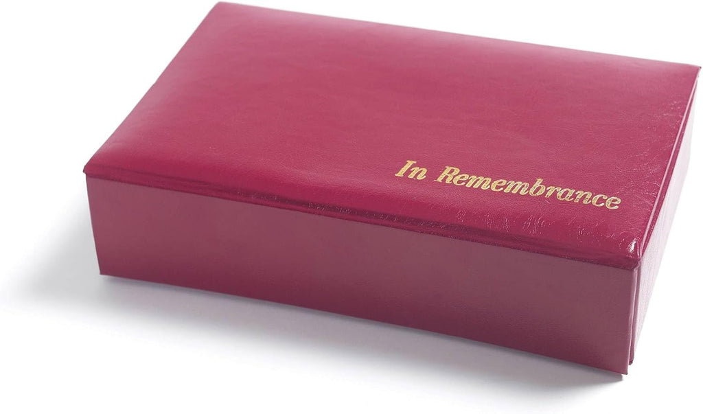 Broadman Portable Communion Set, Maroon, 25 Cups