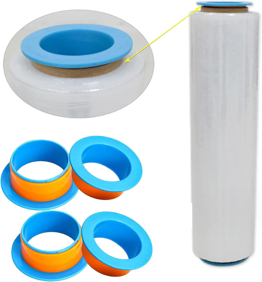2 Pairs Stretch Wrap Dispenser, Shrink Wrap Handle, Wrap Holder