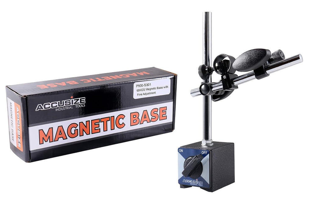 Accusize 110 lb Magnetic Base with Fine Adjustment, P900-S301