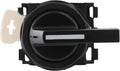 EATON E22VBF1A Momentary Lever Selector Switch, 2-Position, 1NO Contact, Black