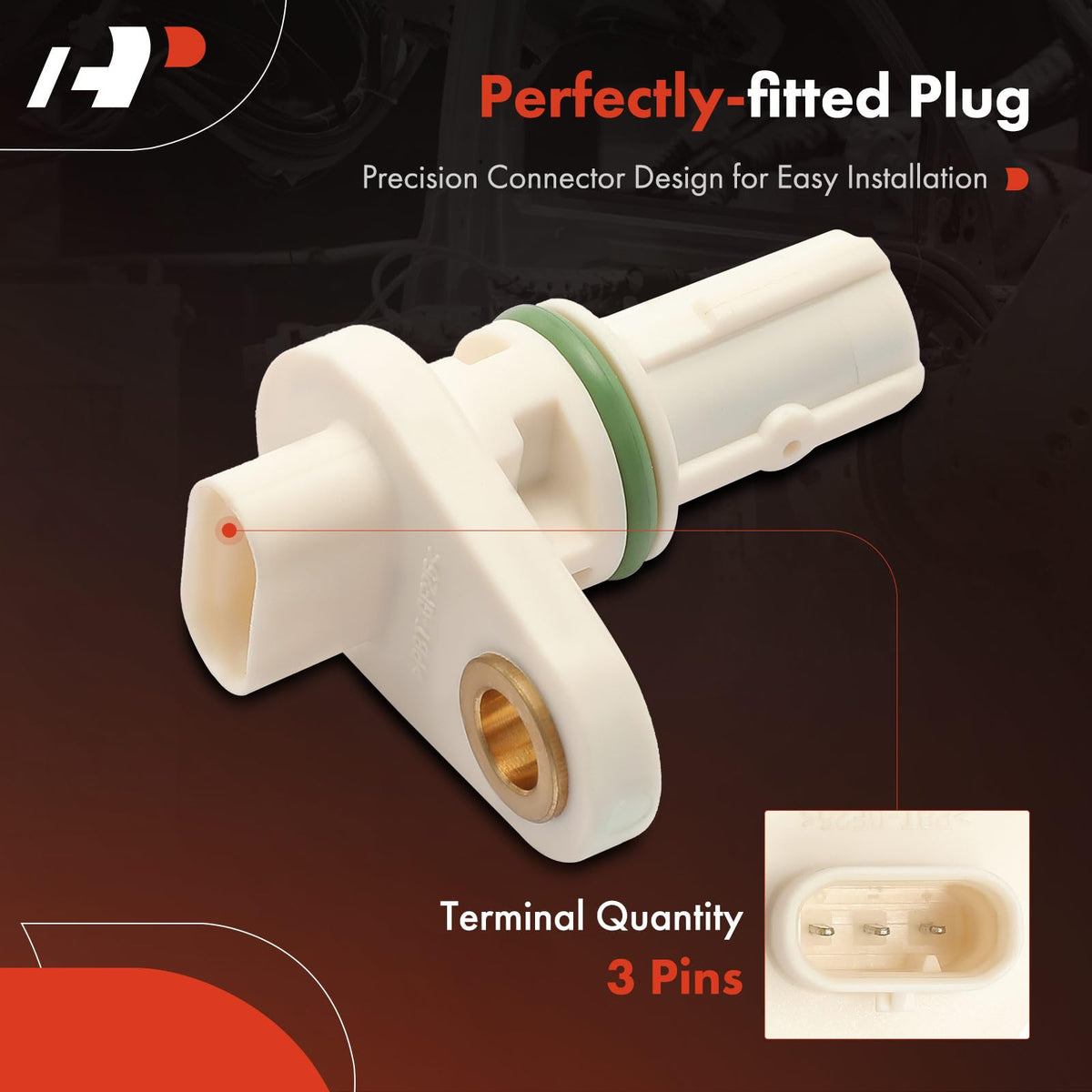 A-Premium Transmission Speed Sensor 3 Pins Compatible with Chevrolet
