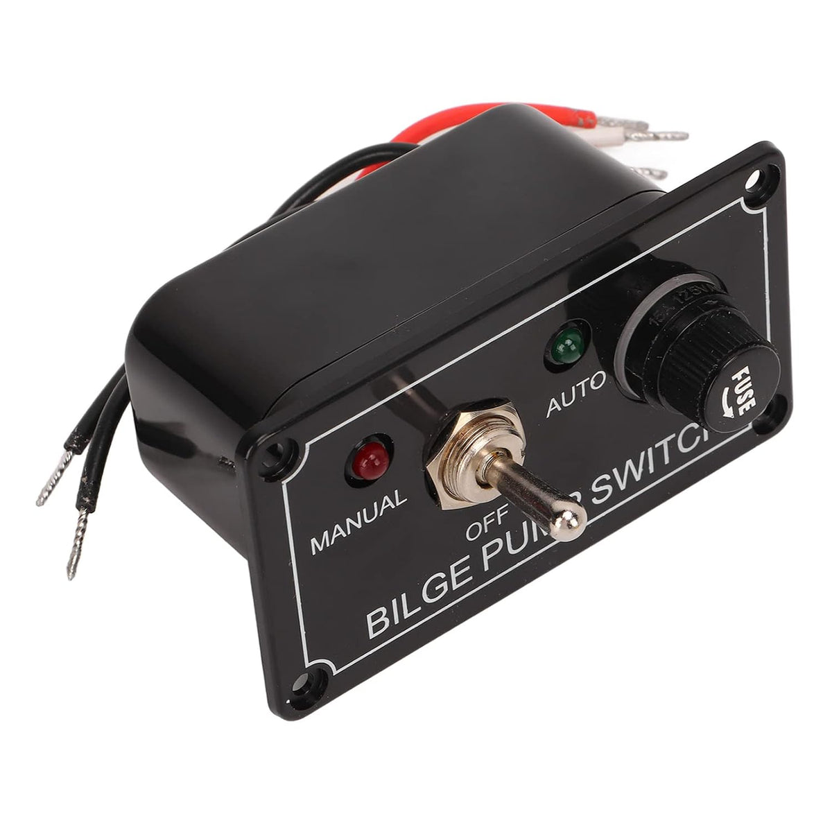 Bilge Pump Switch Panel Manual Off Auto 12V 5A