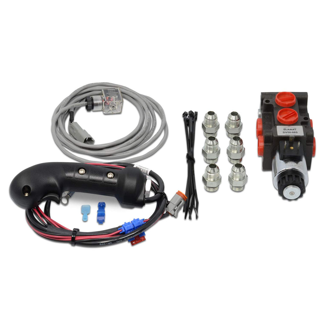 Summit Hydraulics Hydraulic Multiplier Selector Diverter Valve w/Joystick Handle, 13 GPM