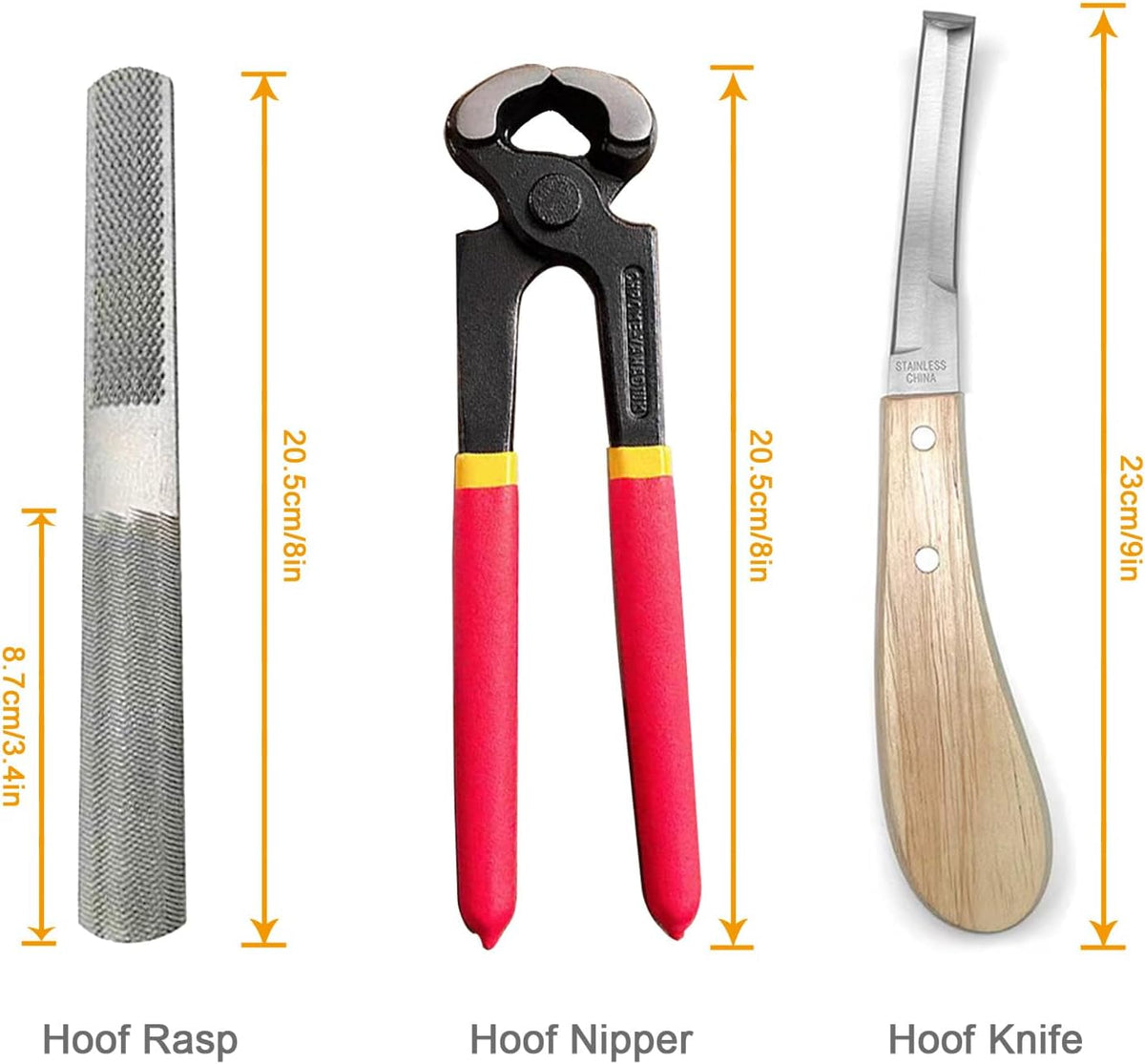 8 inch Farrier Tool Kit Goat Hoof Trimmers & Hoof Clippers Set
